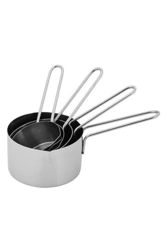 Metal Paslanmaz Ölçü Kaşıkları Ölçek Seti 4 Lü