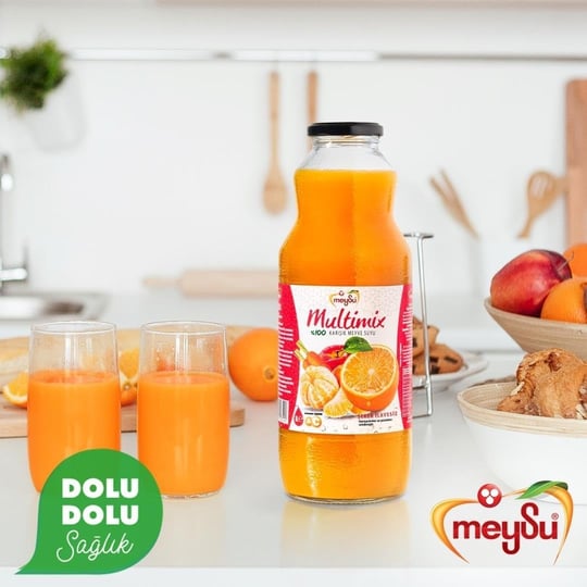 Meysu 1 Litre%100 Multimix Karışık Meyve Suyu