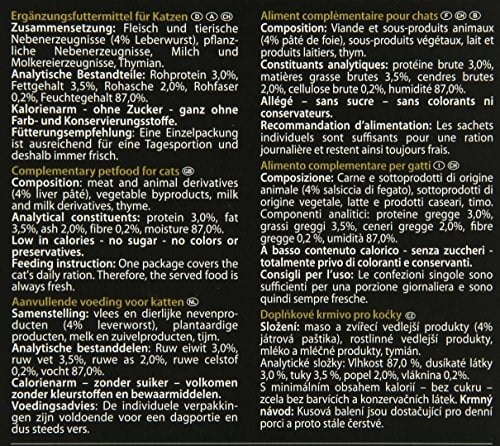 Miamor Leberwurst Cream Ciğerli Kedi Ödül Maması 6×15g (11 Adet)