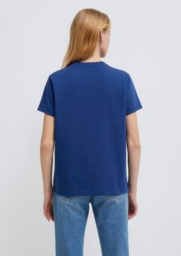 Miav Baskılı Lacivert Tişört Regular Fit/Normal Kesim 1610622-70722