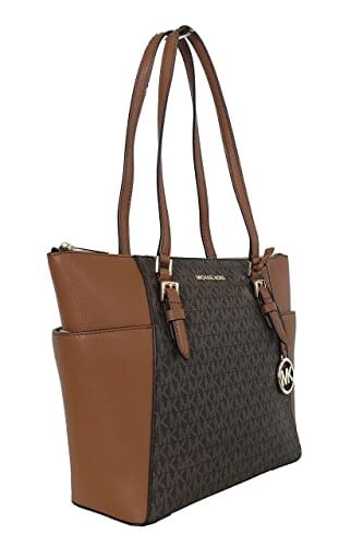 Michael Kors Charlotte Büyük Üst Fermuarlı Tote Çanta
