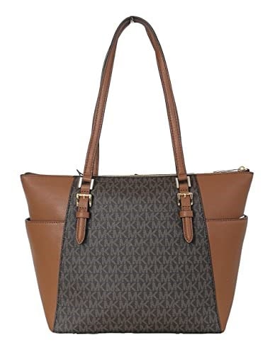 Michael Kors Charlotte Büyük Üst Fermuarlı Tote Çanta