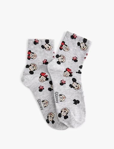 Mickey Mouse Soket Çorap Lisanslı Desenli