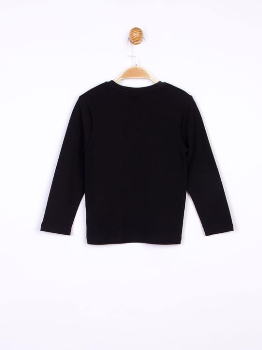 Mickey Uzun Kol Tshirt MC18356 Siyah
