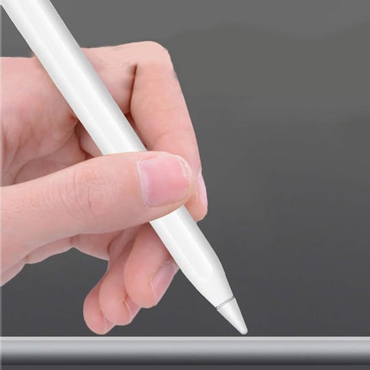 Microcase Apple Pencil 1-2 Stylus Kalem Ucu Koruyucu 8in1 Set - Beyaz