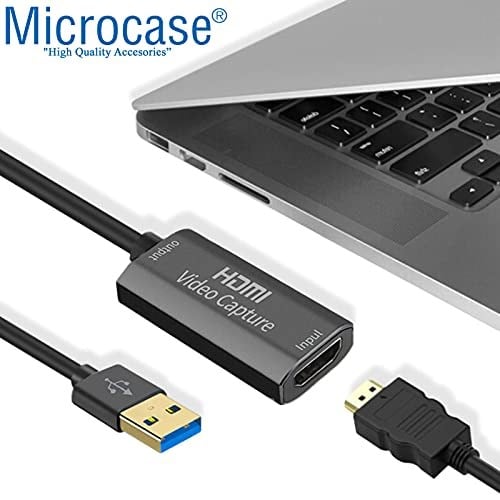 Microcase USB 3.0 HDMI Video Capture Video Kayıt Ekran Aktarma Adaptörü - AL2622