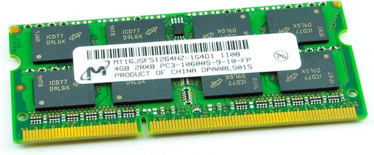 Micron 4GB PC3-10600 DDR3-1333MHz Non-ECC Bellek Modülü MT16JSF51264HZ-1G4D1