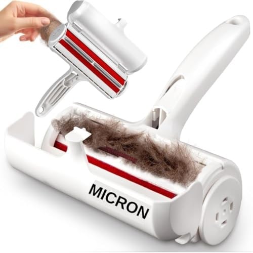 Micron Hazneli Kedi Köpek Tüy Temizleyici Kıl Toz Toplayıcı Kazak Halı Tiftik Temizleyici Gırgır 2 Yönlü Oda Kokusu Hediyeli