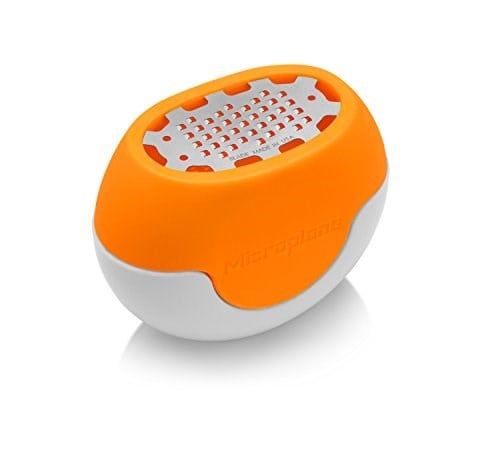 Microplane Flexi Zesti Narenciye rendeleyici, Paslanmaz çelik, Turuncu, 7,62 x 3,81 x 5,72 cm