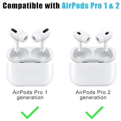 Microsonic AirPods Pro 2.Nesil için Kulaklık Uçları - 6 set (XS/S/L) [AirPods Pro 2. Nesil ile Uyumlu Kılıf - Beyaz]
