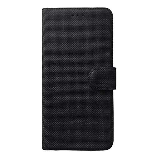 Microsonic General Mobile GM 21 için Kılıf Fabric Book Wallet Siyah [GM 21 ile Uyumlu Kılıf - Siyah]