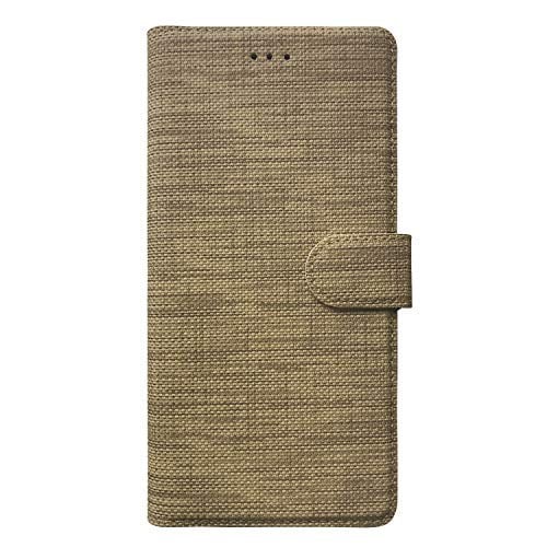 Microsonic Reeder P13 Blue Max Pro için Kılıf Fabric Book Wallet Gold [P13 Blue Max Pro ile Uyumlu Kılıf - Gold]