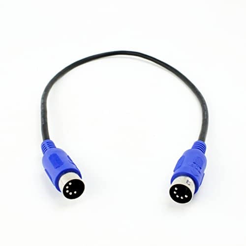 MIDI Patch Kablo Seti 2-5 Pin DIN Erkek - Erkek 18 inç Uzatma Adaptörü Kabloları