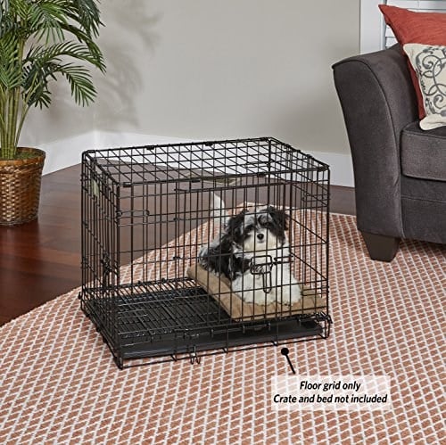 MidWest Homes for Pets Köpek Kasası için Zemin Izgarası; Yükseltilmiş Zemin Izgarası; 1324TD, 1524, 1524DD, 424, 424DD, 1924, 1924DD, 1624 Kavisli Sürgülü Cıvata Mandalı Modellerine Uyar
