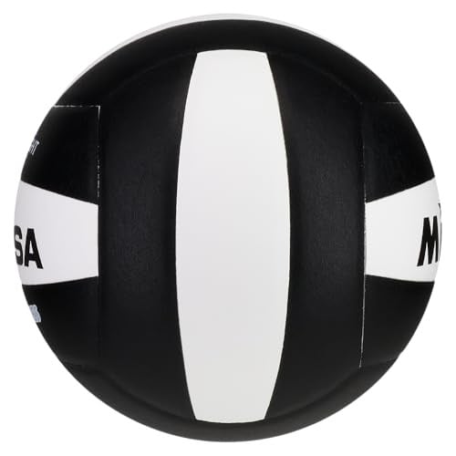 Mikasa MGV500 Heavy Weight Training Indoor Volleyball, Black/White