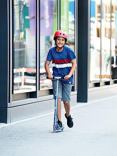 Mikro Kickboard- Sprite LED - 2 Tekerlekli Tekme Scooter Yaş 8+, Katlanır, Hafif, Hareketle Aktive Edilen Işıklı Tekerlekli Taşınabilir Scooter