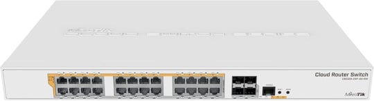 MikroTik CRS328-24P-4S+RM anahtar 24 bağlantı noktası Gigabit PoE + 4 SFP+