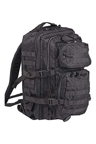 Mil-Tec Ranger Assault Pack - Sağlam Dayanıklı Hafif Çok Yönlü Taktik Açık Hava Kamp Yürüyüş Sırt Çantası Ayarlanabilir Yastıklı Omuz Askıları ve MOLLE Döngüleri ile