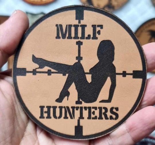 MILF HUNTER Deri PEÇ - Arma - Leather Patch