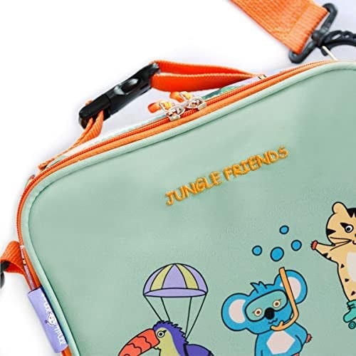 Milk Moo Soft Cuddles & Isı Yalıtımlı Beslenme Çantası Jungle Friends