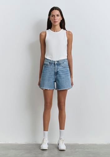 Millie 90lar Koyu Mavi Jean Şort 1458987073