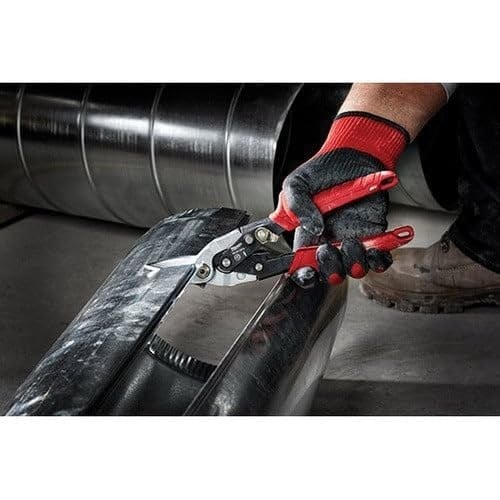 Milwaukee T48224530 Ağır Hizmet Tipi Kaportacı Makası Düzi Kırmızı
