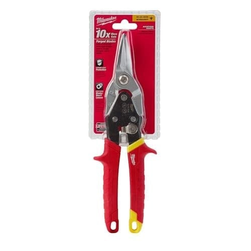 Milwaukee T48224530 Ağır Hizmet Tipi Kaportacı Makası Düzi Kırmızı