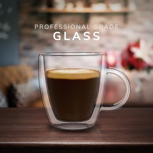 Mindful Design Çift Duvar Yalıtımlı Bardaklar Espresso Kupaları (2li Set) - 5.5oz