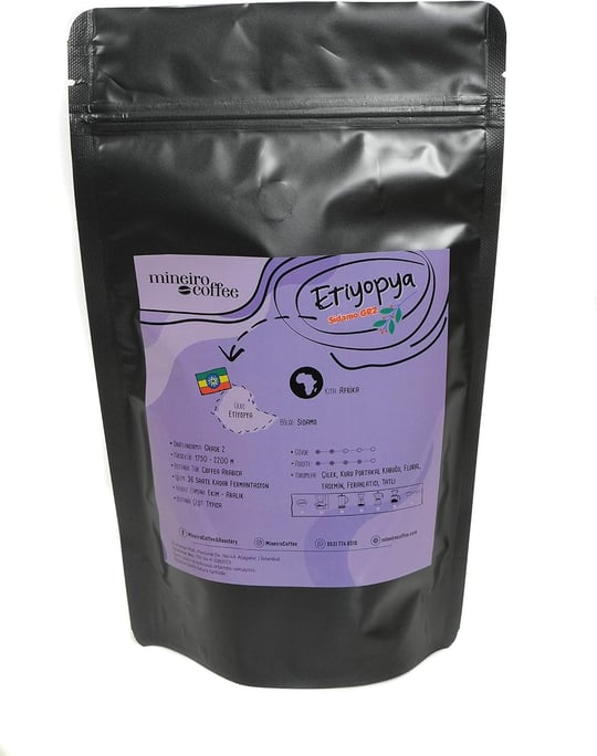 Mineiro Coffee Etiyopya Sidamo Filtre Kahve 250gr. Clever Dripper Çekim