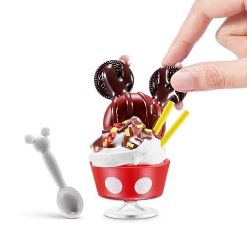 Mini Brands ZURU tarafından Disney Snacks Serisi 1 Kapsül Oluşturun, Lisanslı Mini Koleksiyon, Gizemli Kör Ambalaj, DIY, El Sanatları, Reçine Oyun, Yenilik, Replika Gıda, Yenilebilir Değil, 8+ (2