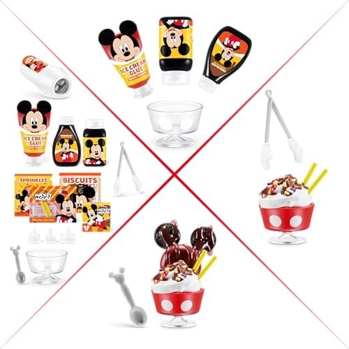 Mini Brands ZURU tarafından Disney Snacks Serisi 1 Kapsül Oluşturun, Lisanslı Mini Koleksiyon, Gizemli Kör Ambalaj, DIY, El Sanatları, Reçine Oyun, Yenilik, Replika Gıda, Yenilebilir Değil, 8+ (2