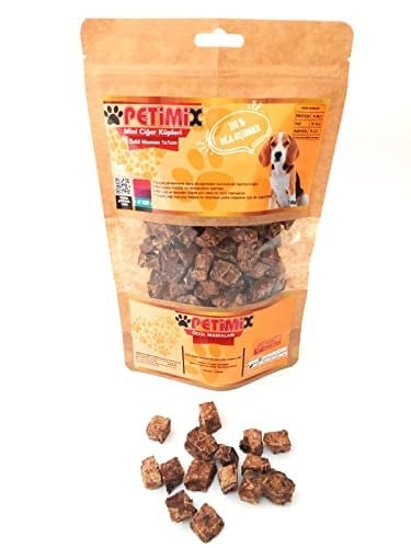 Mini Ciğer Küpleri 100g Köpek Ödül Maması