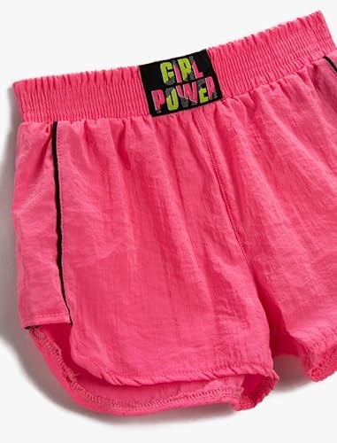 Mini Şort Şerit Detaylı Beli Lastikli