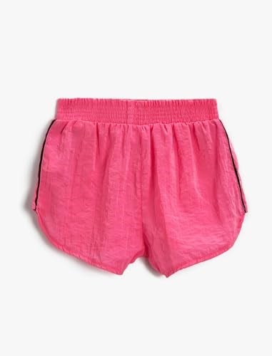 Mini Şort Şerit Detaylı Beli Lastikli