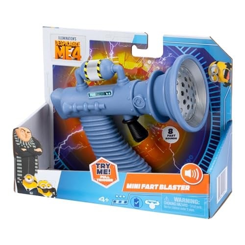 Minions Despicable Me 4: Mini Osuruk Blaster - Ses Efektli, 8 Eğlenceli Osuruk Sesi