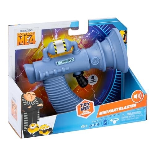 Minions Despicable Me 4: Mini Osuruk Blaster - Ses Efektli, 8 Eğlenceli Osuruk Sesi