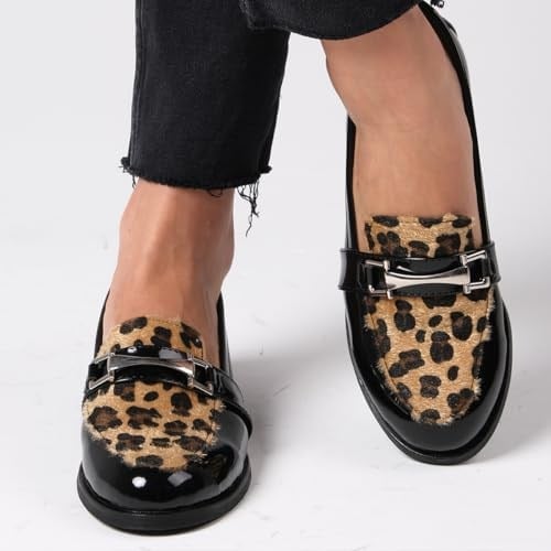 Mio Gusto Bernice Leopar Oxford Ayakkabı