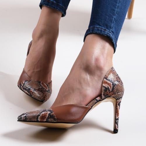 Mio Gusto Brien Taba Yılan Stiletto