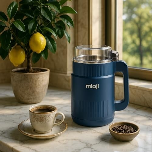 Mioji CG34 500W Paslanmaz Çelik Bıçak Kompakt Baharat ve Kahve Öğütücü Mavi