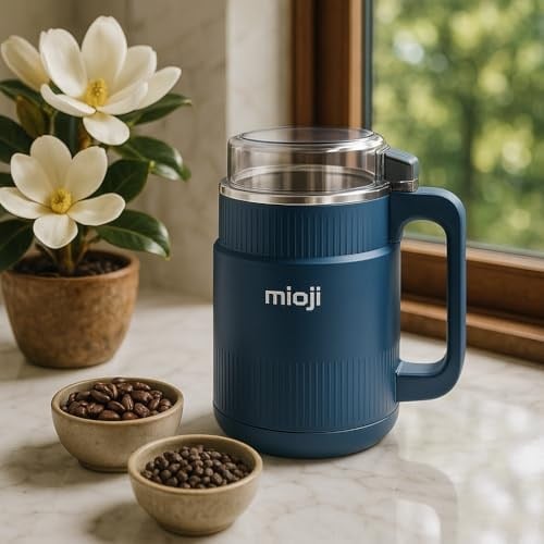 Mioji CG34 500W Paslanmaz Çelik Bıçak Kompakt Baharat ve Kahve Öğütücü Mavi