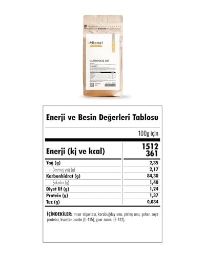 Mionel Glutensiz Un, 1 kg