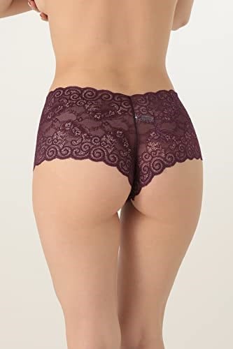 Miorre Dantel Hipster Külot -905 MÜRDÜM S-M