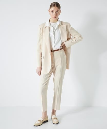 Miss İpekyol Kadın Çizgi Desen Uzun Blazer