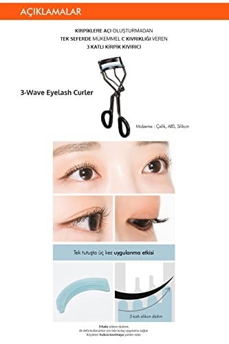 MISSHA 3 Kat Güçlü Kirpik Kıvırıcı MISSHA 3-Wave Eyelash Curler