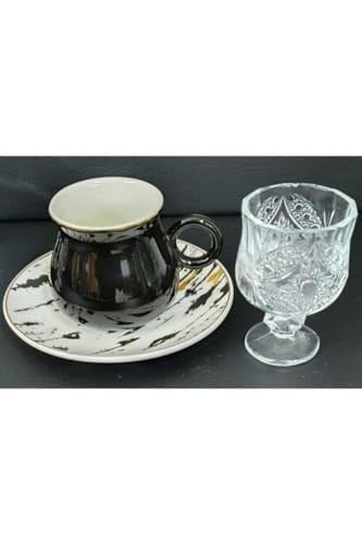 Mithra Life 6 lı Kristal Kahve Yanı Bardak MIT1016