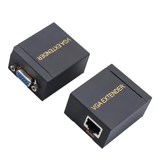 MN6 MN-VG60 VGA Extender Seti, CAT5e/CAT6 Kablo ile 60 Metreye Kadar Pasif Görüntü Sinyali Uzatıcı