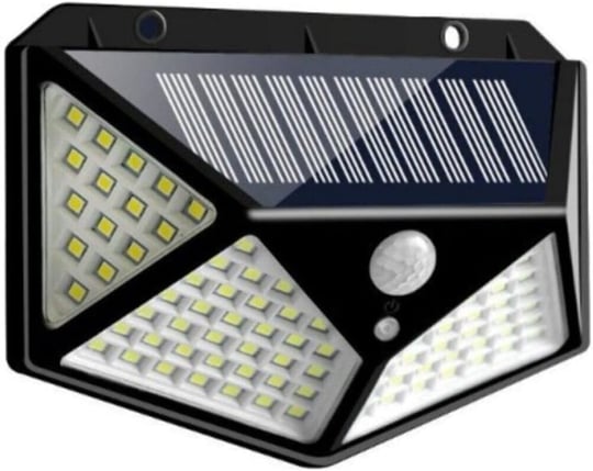 Mobee 100 Led Dış Mekan Solar Aydınlatma Fotoselli Solar Lamba Hareket Sensörlü Güneş Enerjili Lamba