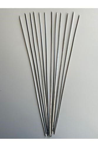 Mobilreyon 30 Adet Ciğer Şişi 60 Cm, Et Mangal Yassı Şiş (Uzunluk 60 Cm)