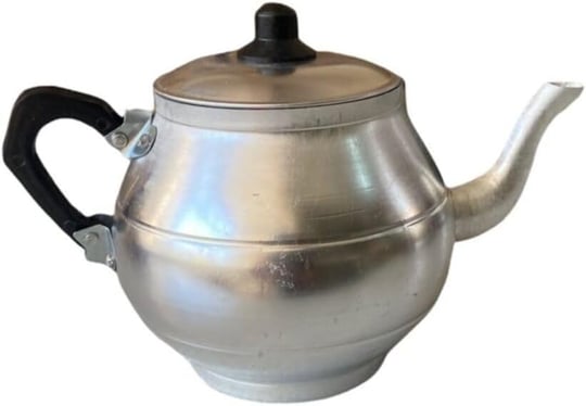 Mobilreyon - Alüminyum Tekli Çaydanlık Demlik - Kamp Piknik Için Semaver Demliği 1.2 Litre