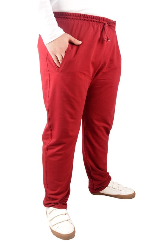 Mode XL Büyük Beden Erkek Eşofman Altı Classic 2 İp 11100 Bordo BORDO 9XL